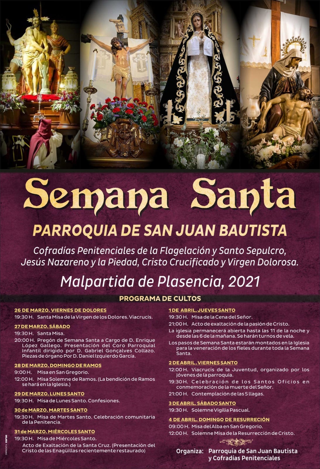 Semana Santa en Malpartida de Plasencia  